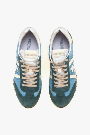 Sneaker Lucy in camoscio e tessuto - 5