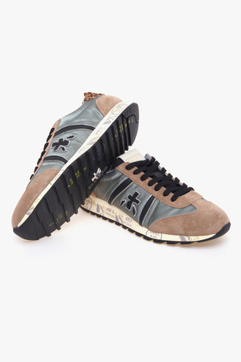 Sneaker Lucy in camoscio e tessuto - 4