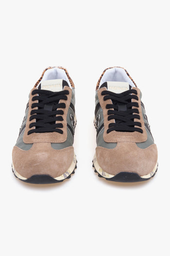 Sneaker Lucy in camoscio e tessuto - 5