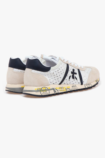 Sneaker Lucy-d in camoscio e tessuto forato - 3