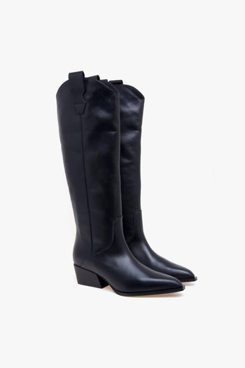 Stivale texano in pelle - 2