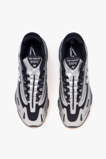 Sneaker 1000 in pelle laminata e tessuto - 5