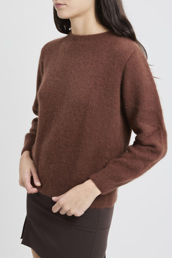 Pullover morbido a maniche lunghe in misto lana - 4