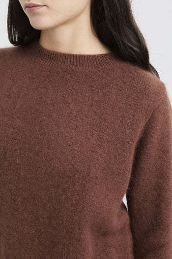 Pullover morbido a maniche lunghe in misto lana - 5