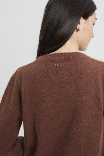 Pullover morbido a maniche lunghe in misto lana - 7