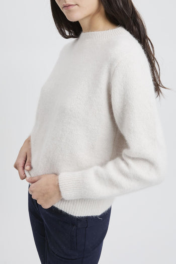 Pullover morbido a maniche lunghe in misto lana - 4