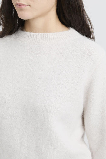 Pullover morbido a maniche lunghe in misto lana - 5