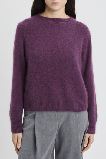 Pullover morbido a maniche lunghe in misto lana - 2