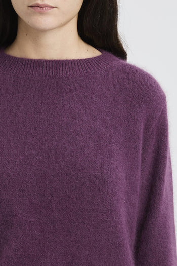 Pullover morbido a maniche lunghe in misto lana - 4