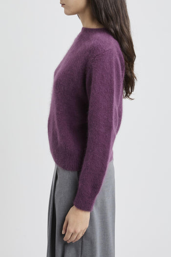 Pullover morbido a maniche lunghe in misto lana - 5