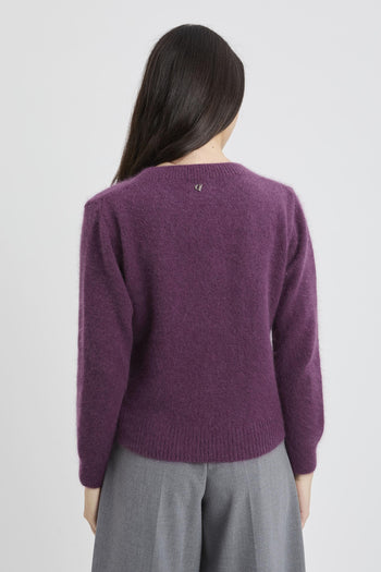 Pullover morbido a maniche lunghe in misto lana - 6