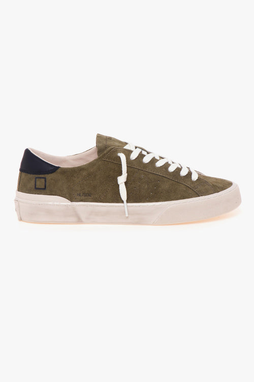 Sneaker Hill Low in camoscio