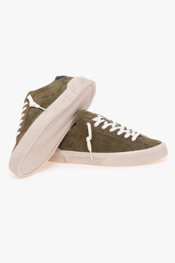 Sneaker Hill Low in camoscio - 4