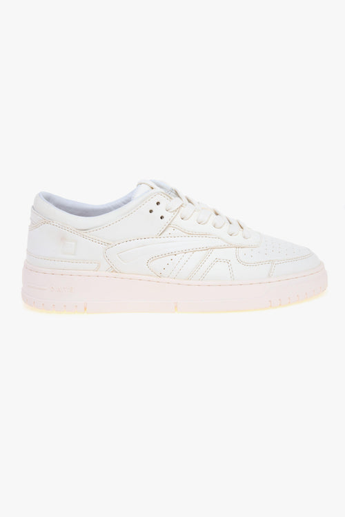 Sneaker Torneo con patch in canvas tono su tono BIANCO