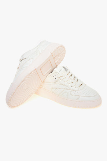 Sneaker Torneo con patch in canvas tono su tono BIANCO - 4