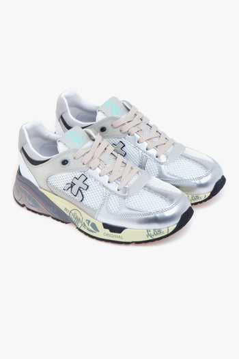 Sneaker Mase pelle laminata e tessuto - 2