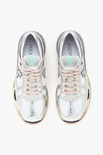 Sneaker Mase pelle laminata e tessuto - 5