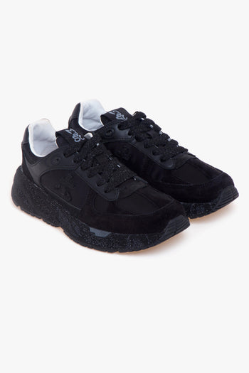 Sneaker Mase in camoscio e tessuto con strass - 2