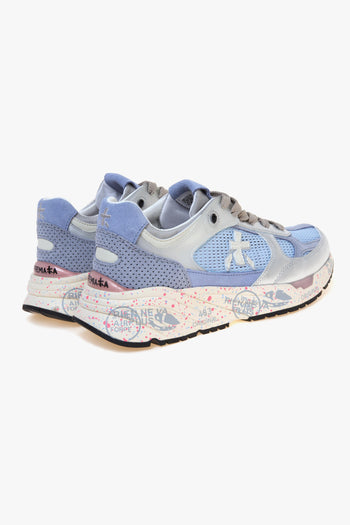 Sneaker Mase-d in pelle laminata e tessuto retinato - 3