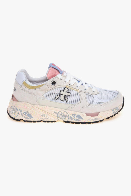 Sneaker Mase-d in camoscio e tessuto retinato