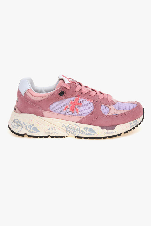Sneaker Mase-d in camoscio e tessuto retinato