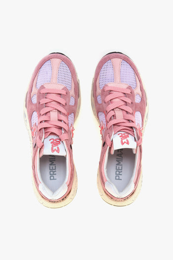 Sneaker Mase-d in camoscio e tessuto retinato - 5