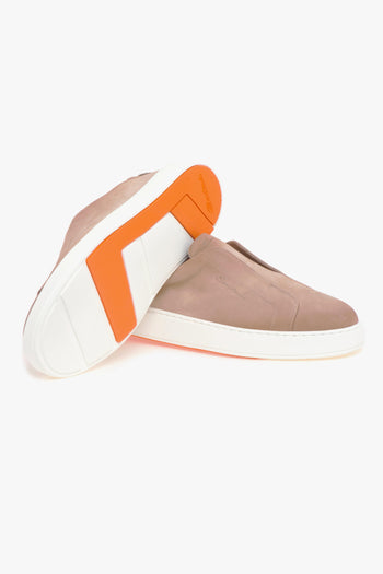 Sneaker slip-on in nabuck anticato - 4