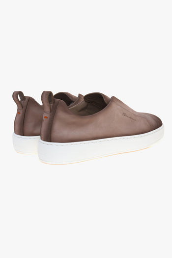 Sneaker slip-on in nabuck anticato - 3