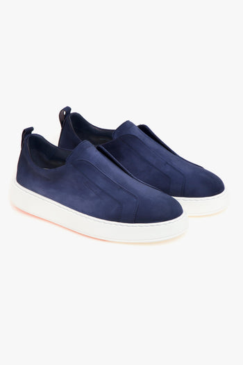 Sneaker slip-on in nabuck anticato - 2