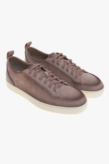 Sneaker Montecarlo in nabuck e pelle anticati - 2