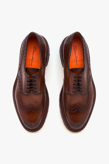 Stringata stile inglese in pelle - 5