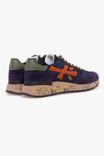 Sneaker Mick in camoscio e tessuto - 3