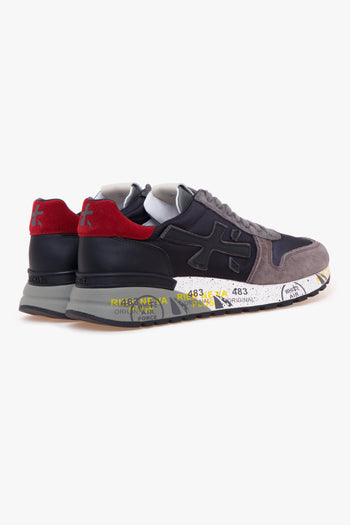 Sneaker Mick in camoscio e tessuto - 3