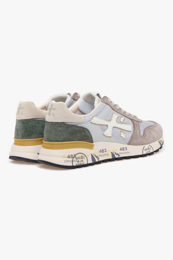 Sneaker Mick in camoscio e tessuto - 3