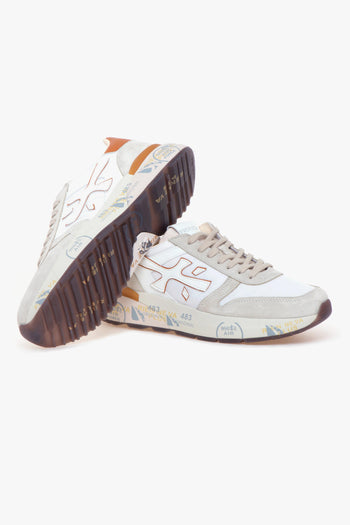 Sneaker Mick in camoscio e tessuto - 4