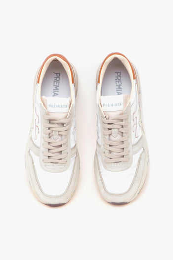 Sneaker Mick in camoscio e tessuto - 5