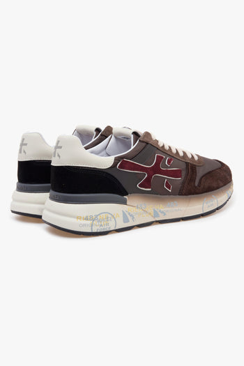 Sneaker Mick in camoscio e tessuto - 3