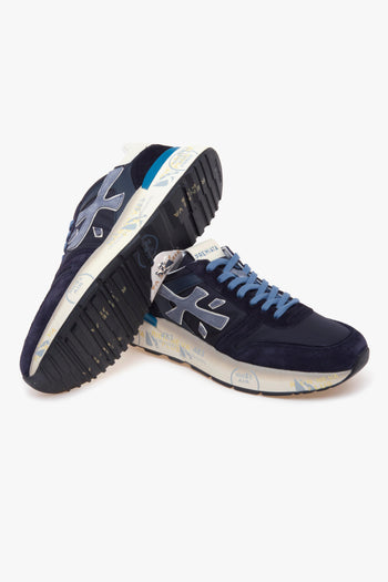 Sneaker Mick in camoscio e tessuto - 4