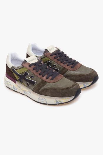 Sneaker Mick in camoscio e tessuto - 2