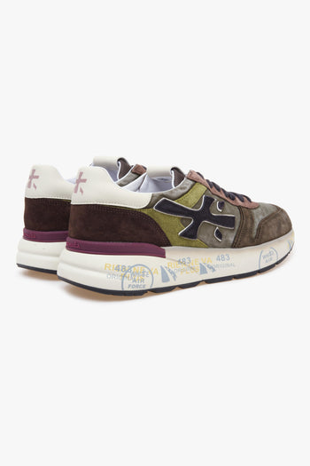 Sneaker Mick in camoscio e tessuto - 3
