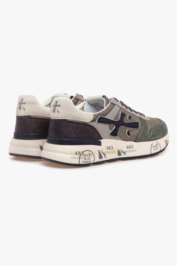 Sneaker Mick in camoscio e tessuto - 3