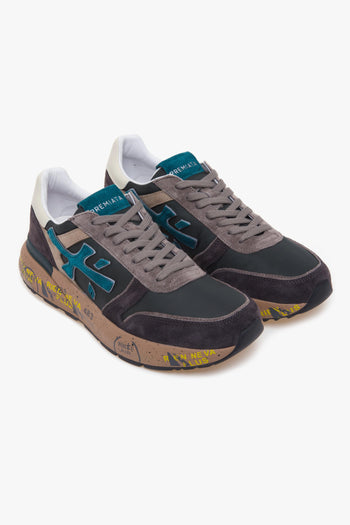 Sneaker Mick in camoscio e tessuto - 2