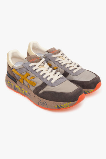 Sneaker Mick in camoscio e tessuto - 2