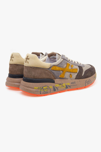 Sneaker Mick in camoscio e tessuto - 3
