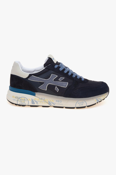 Sneaker Mick in camoscio e tessuto