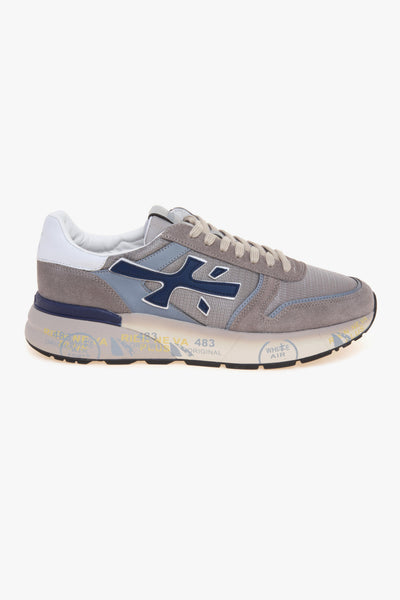 Sneaker Mick in camoscio e tessuto