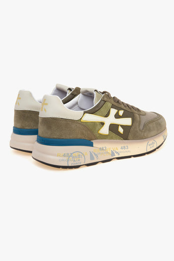 Sneaker Mick in camoscio e tessuto - 3