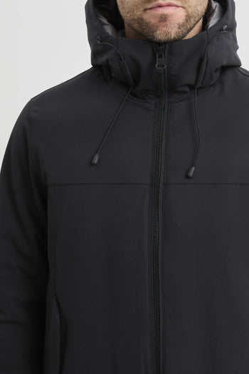 Giaccone in tessuto tecnico con cappuccio - 3