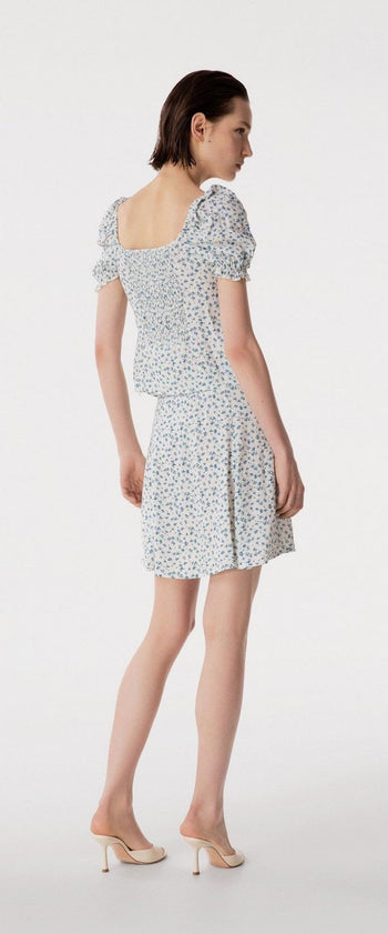 Top Letizia in crepe con mezza manica e volant - 6