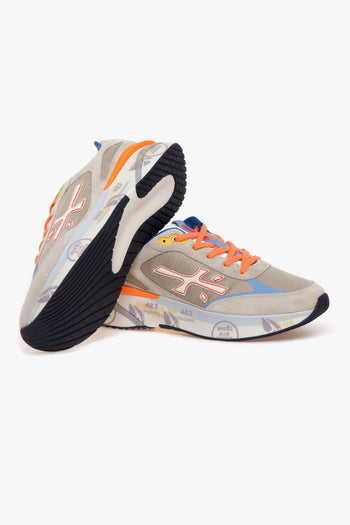 Sneaker MoeRun in camoscio e tessuto tecnico - 4